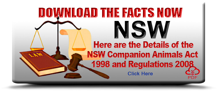 Download Dangerous Dogs Legislation in NSW Fact Sheet Here