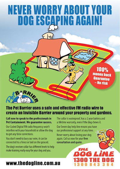 Pet Barrier Electric Dog fence.