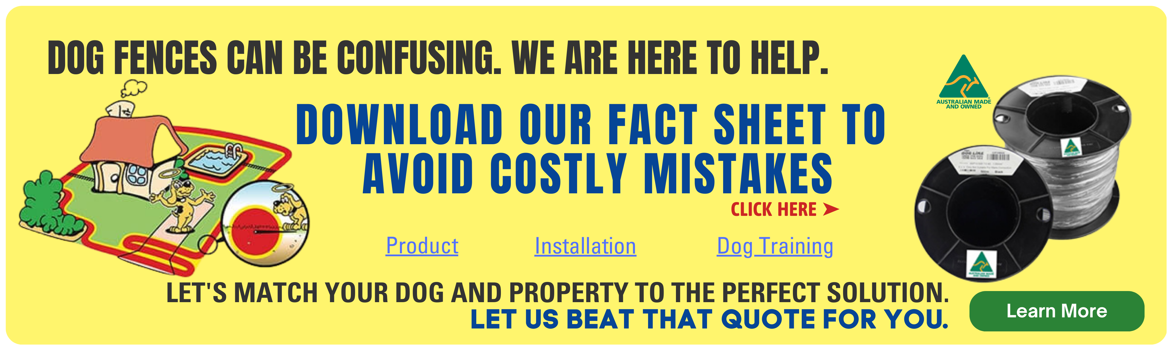 Dog Fence Query Banner