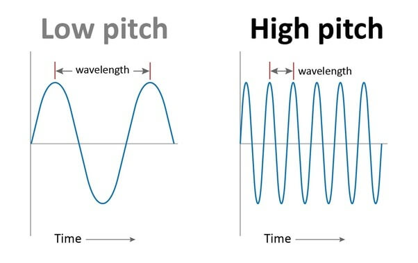  low pitch and high pitch of dog barking sounds