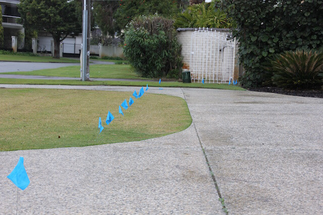 Radio Dog Fence across the front yard