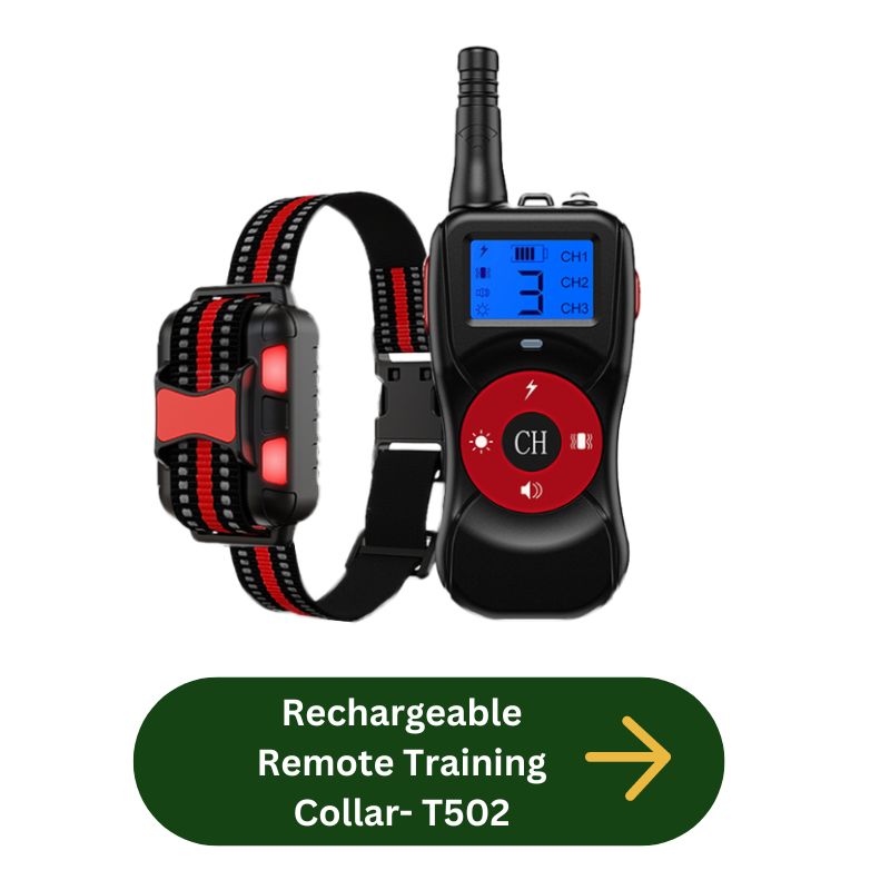 Rechargeable Remote Training Collar For Small Dogs - T502