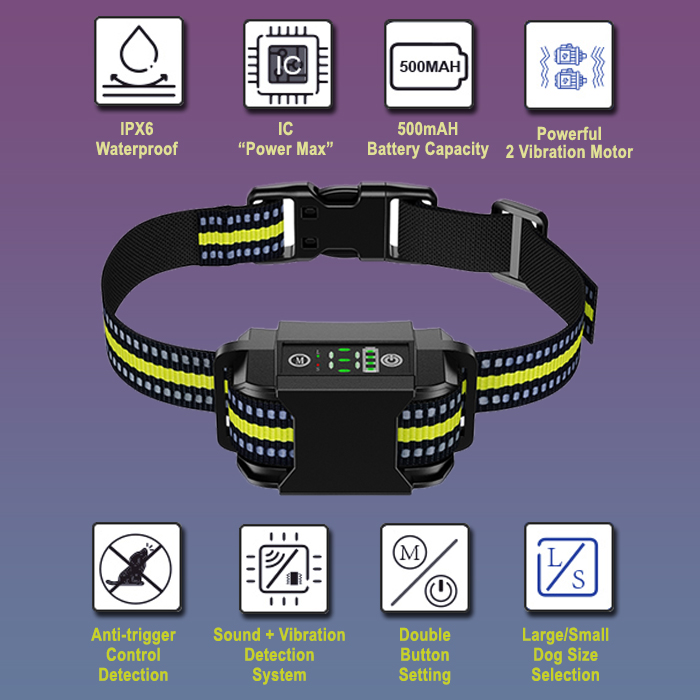 Vibration Dog Barking Collars Vibration Distraction