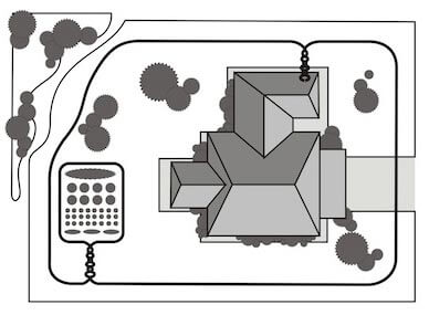 Dog Fence Wire Layout