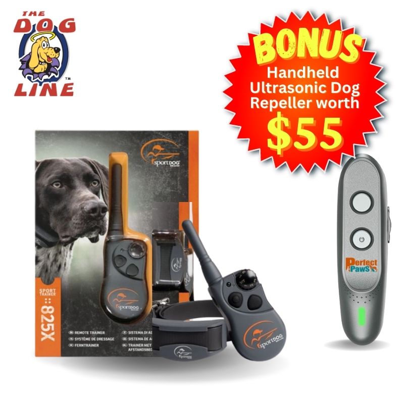 SportDOG Remote Training CollarSD825X with FREE! Hand Held Ultrasonic